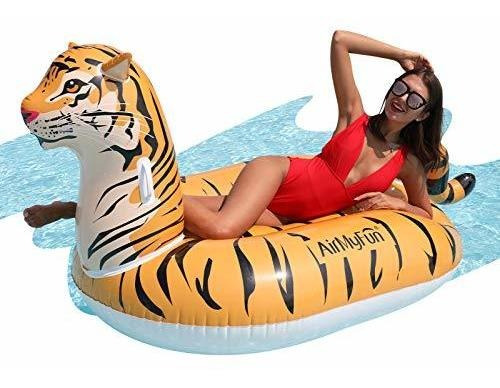 Flotador Gigante Tigre Inflable