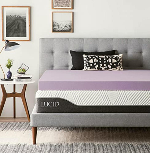 Sobrecolchón De Memory Foam Con Infusión De Lavanda De 10