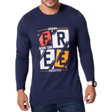 Camibuzo Free Azul Para Hombre Croydon