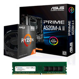 Combo Actualizacion Pc Asus A520m/amd Ryzen 5 5600g/8gb