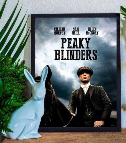 Cuadro Marco Negro Poster 33x48cm Shelby Peaky Blinders 008