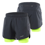 Pantalones Cortos Deportivos Lixada Para Hombre, Transpirabl