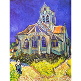 Cuadro La Iglesia De Auvers Sur Oise Van Gogh 70x50