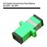 Kit Coples Conectores Fibra Optica Monomodo Sc Apc 20 Pz