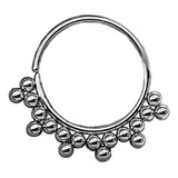 Piercing Bolinha Aço Septo Helix Argola Orelha Nariz