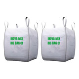 2 Un Big Bag P/ Ensacar Entulho Reciclagem 1000kg 1m³ Ref-c1