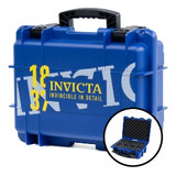 Estuche De Impacto Invicta  / 8 Slot 1837 Blue Color Azul