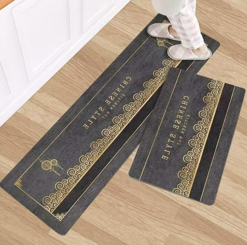 Juego De Alfombrillas De Cocina Para Baño, 2 Piezas