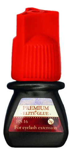 Cola Elite Hs16 3ml Extensão Cílios Fio Premium Black Glue