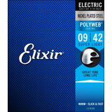 Cuerdas Elixir 12000 Polyweb Guitarra Eléctrica 09-42  Msi 