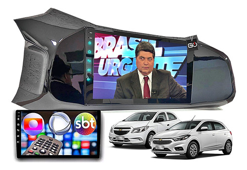 Kit Multimidia Carplay Gps Onix Prisma 2012-2019 Tv Full Hd