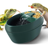 Mygiikaka Reptile Fuente De Agua Potable Camaleón Accesorios