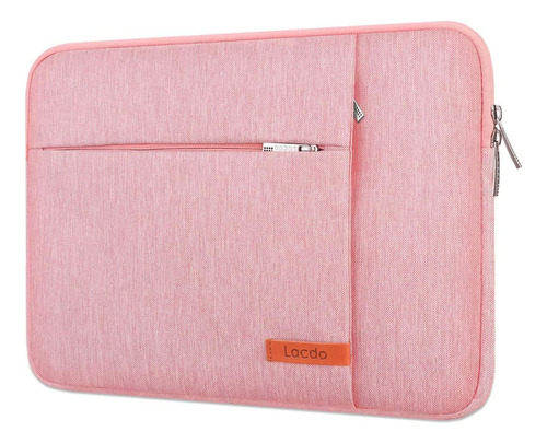 Funda Para Laptop Lacdo, 13 Pulgadas, Impermeable, Rosa