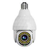 Câmera Sem Fio Wifi Bulb Câmera De Segurança Smart 360 Ptz B