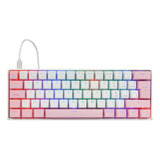 Teclado Gamer Mecanico Game Factor Switch Rojo Rgb Usb Color Del Teclado Blanco Idioma Español Latinoamérica