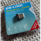 Adaptador Usb Wifi Ac Lb-link 650mbps 2.4/5g + Bluetooth 4.2