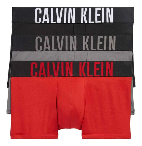 Boxers Trunk Calvin Klein Intense Power Microfibra 3 Pack 