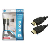 Cabo Hdmi Gold 2.0 4k Hdr 19p 5m-chip Sce 018-2225 