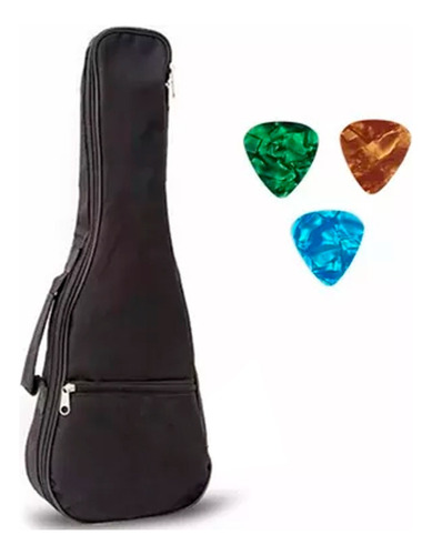 Capa Bag Luxo Para Ukulele Tenor+ Palhetas