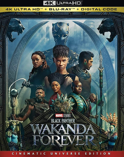 Black Panther Wakanda Forever 4k Ultra Hd + Blu-ray Nuevo
