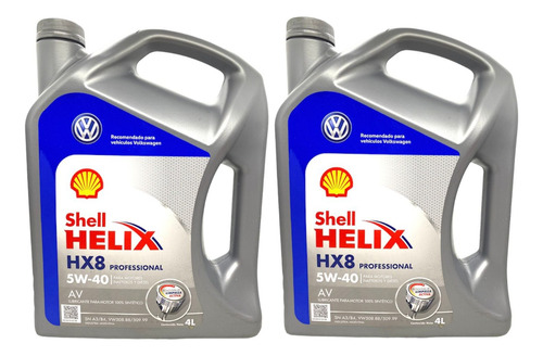 Aceite Shell Hx8 5w40 Sintetico X 8 Litros Helix