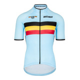 Jersey Camisa De Ciclismo Bioracer Confederaciones Belgica 