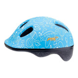 Capacete Infantil Bike Ptk Sky P Criança Com Regulagem Az/br Tamanho U