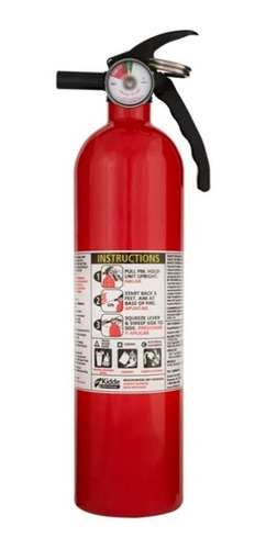 Extintor Para Casa / Oficina, Marca Kidde Fa10, Fuego Abc