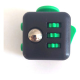 Fidget Juguete Antiestrés Y Anti Ansiedad; Cubo Color Verde