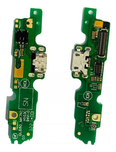 Placa De Conector Compatível Moto G5 Xt1672