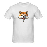 Camiseta Infantil Shiba Inu No Ziper