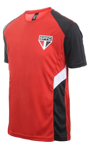 Camiseta São Paulo Vince Masculina - Vermelho+preto