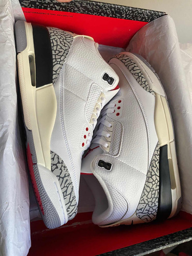 Air Jordan 3 Retro 'white Men's Cement Reimagined