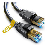 Cable Ethernet Cat 8, 10 Pies Heavy Duty Cable De Red De Int