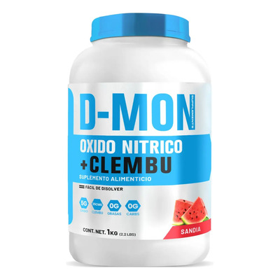 Óxido Nítrico D-mon Pre Entreno Clembuterol Sandía 1kg Sin Gluten