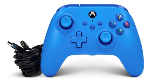 Control Para Xbox Serie X/s Alámbrico Usb C Nva Versión Azul