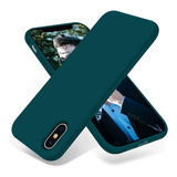 Funda Para iPhone X/iPhone XS 5,8 2018 (verde Azulado)