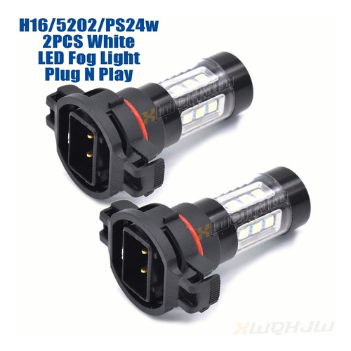 Kit De Focos Neblineros Led H16/5202/2504 Psx26w 6000k