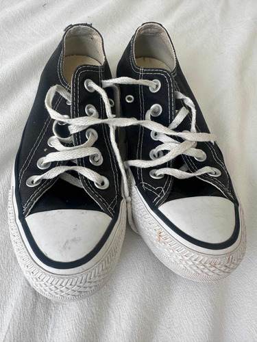 Converse All Star Negras Talle 35 Uk3