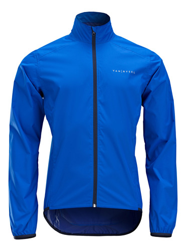 Chamarra Impermeable Ciclismo Hombre Rc100 Azul Triban