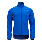 Chamarra Impermeable Ciclismo Hombre Rc100 Azul Triban