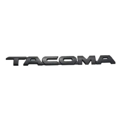 Emblema Letras Tacoma  Premium Negro | MercadoLibre