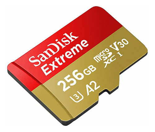 Memoria Microsd Sandisk Extreme 256gb 4k A2 U3 V30 190mbs