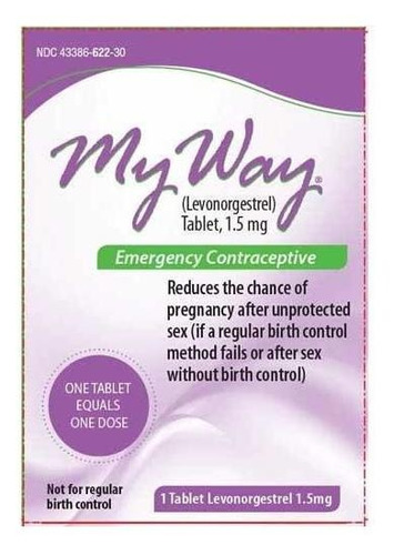 Condones Anticonceptivo De Emergencia My Way 1 Tableta Cada 