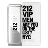 Perfume Masculino 212 Vip Men Carolina Herrera Edt 100 Ml