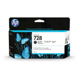 Cartucho De Tinta Hp Designjet 728 De 130 Ml Negro Mate