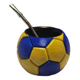 Mate Boca Pelota Futbol Impresión 3d