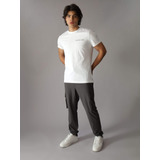 Playera Blanca De Hombre Con Logo Calvin Klein Jeans