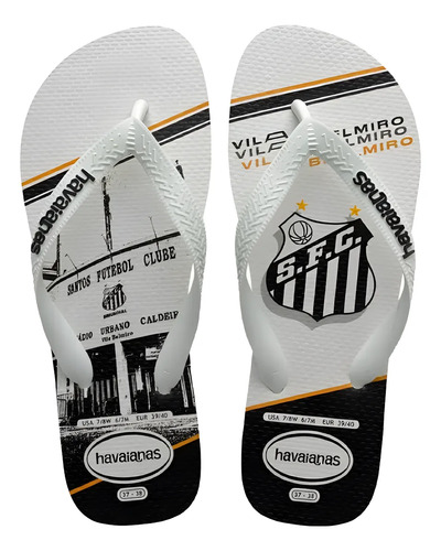 Chinelo Havaianas Top Santos Times Futebol Original Peixão | MercadoLivre