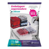 Saco Embalagem A Vácuo Bag Organizador Roupa Viagem 50x70 Cm